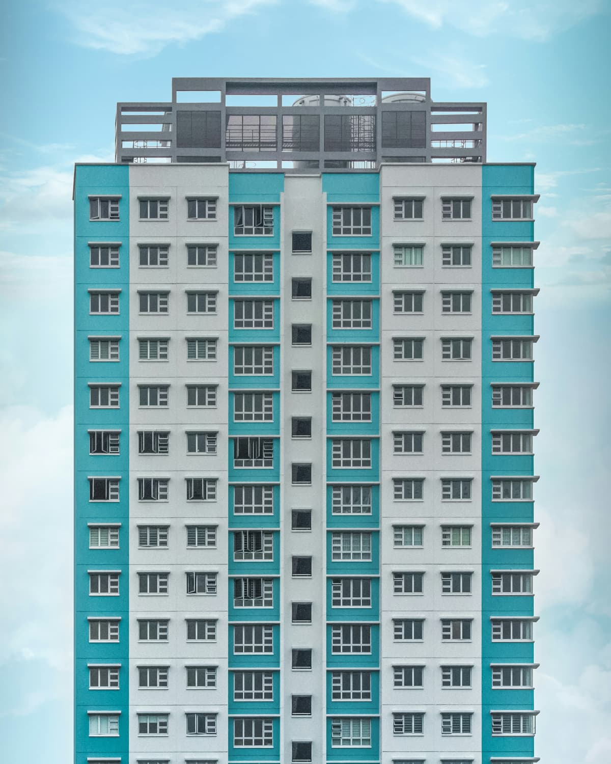 Modern Apartment Complex Image